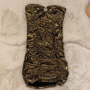 Gorgeous Gold Tube Dress Size M